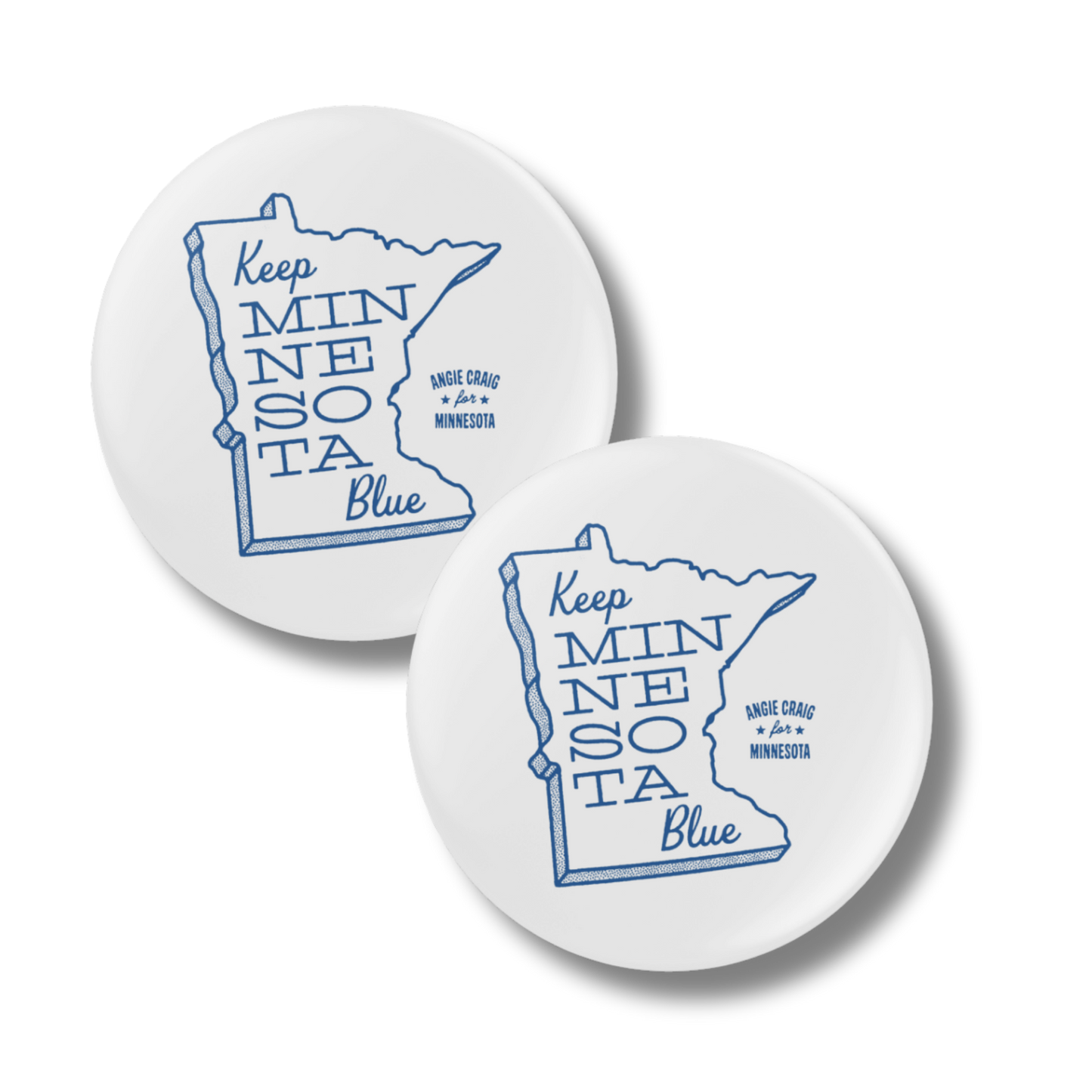 Keep Minnesota Blue Button 2-Pack
